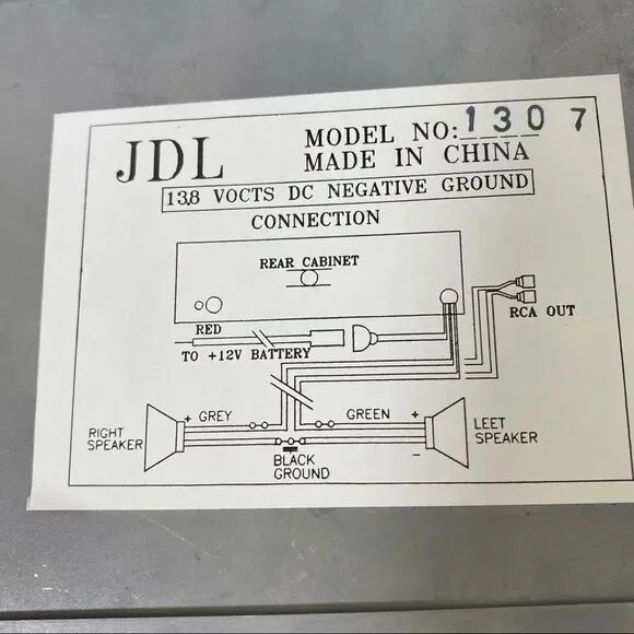JDL detachable car radio system, $345 NIB #1307 Lighted Brand New - Picture 8 of 10